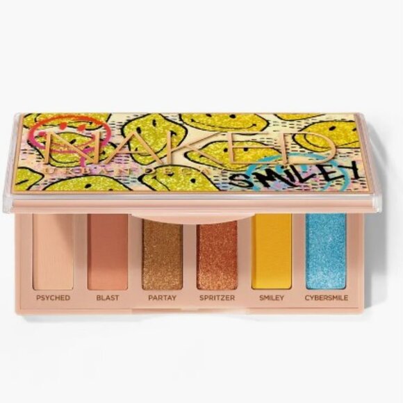 Urban Decay x Smiley Naked Mini Eyeshadow Palette in Mucho Happy - Picture 1 of 5